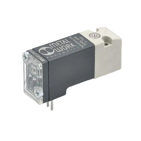 Metalwork  Plt10 3/2Nc 0.8W 24Vdc Led Mult.Conn.MAN 722123541100 - pneumaticsystems
