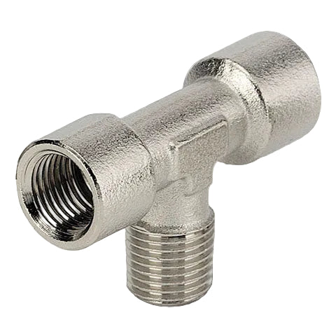 Metalwork - 2112003 A12 3/8 F/M/F Tee Fitting - pneumaticsystems