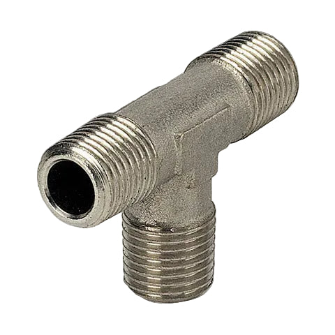 Metalwork - 2116004 A16 1/2 Male Tee Pneumatic Fitting - pneumaticsystems