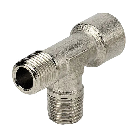 Metalwork - 2118003 A18 1/2 x 1/2 M/M/F Male-Female Tee Fitting - pneumaticsystems