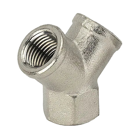 Metalwork - 2123003 A23 3/8 Female Y Union Fitting - pneumaticsystems