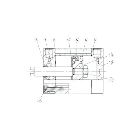 Metalwork  Cmpc Cylinder 63mm Magnet 0090637501 - pneumaticsystems