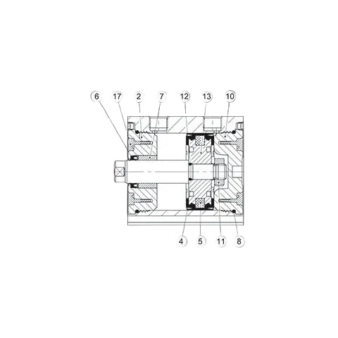 Metalwork - 009100L001 ISO 21287 100mm Bore Polyurethane Seal Kit - pneumaticsystems