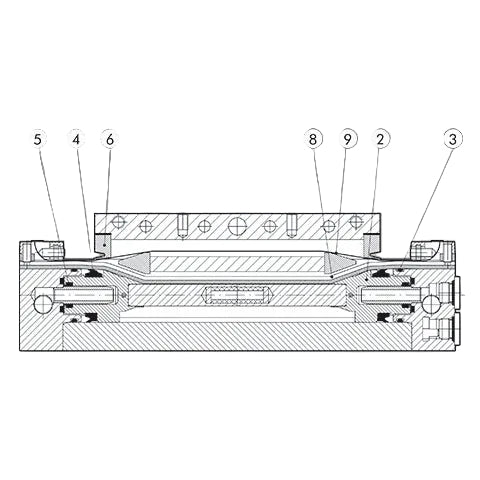 Metalwork - 0090255024P Rodless Gasket Kit 25 Bore Series PU - pneumaticsystems