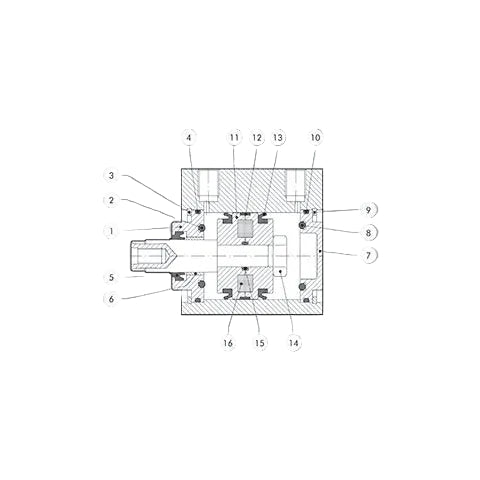 Metalwork  Short/Str 63mm Rear Seal Kit 0090630015 - pneumaticsystems