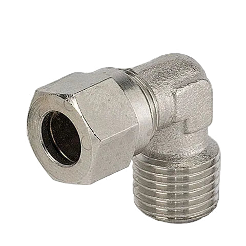 Metalwork - 2205006 B5 8/6 x 3/8 Pneumatic Elbow Fitting - pneumaticsystems