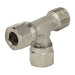 Metalwork - 2208001 B8 6/4 x 1/8 F/F/M Tee Fitting - pneumaticsystems