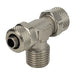 Metalwork - 2307006 C7 10/8 x 1/4 Central Tee Fitting - pneumaticsystems