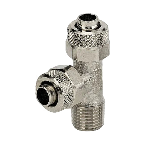 Metalwork - 2308003 C8 8/6 x 1/8 Lateral Tee Fitting - pneumaticsystems