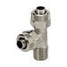Metalwork - 2308003 C8 8/6 x 1/8 Lateral Tee Fitting - pneumaticsystems