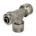 Metalwork - 2309003 C9 10/8 Tee Pneumatic Fitting - pneumaticsystems
