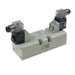 Metalwork - 7056021200 ISO 3 5/2 Double Solenoid Valve - pneumaticsystems