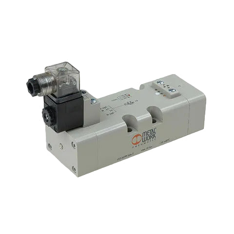 Metalwork - 7056021100 ISO 3 5/2 Solenoid/Spring Valve - pneumaticsystems