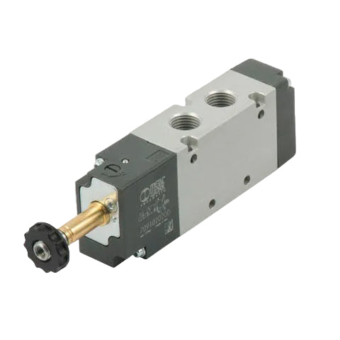 Metalwork - 7090021100 Basic Valve 1/8 5/2 Solenoid/Spring Pneumatic Valve - pneumaticsystems