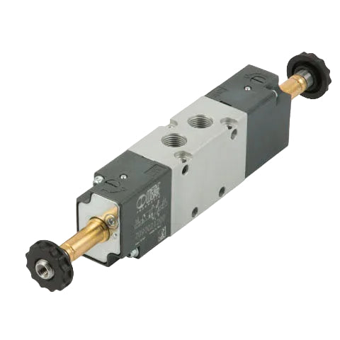 Metalwork - 7091021200 1/4 5/2 Solenoid-Solenoid Basic Valve - pneumaticsystems