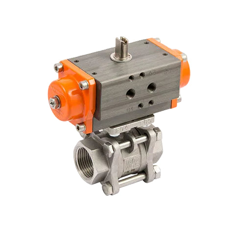 Metalwork - W0900300207 Rv-Fluid 2-Way 3-Piece Stainless Steel Ball Valve 1-1/2 DN40 SE - pneumaticsystems