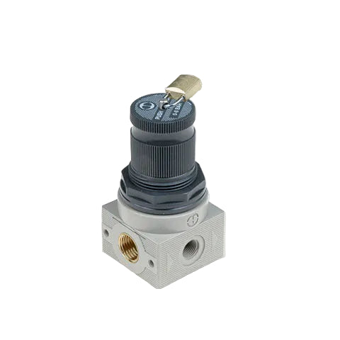 Metalwork - 5210002 Bit 1/4 Pressure Regulator 0-4 Bar Lockable - pneumaticsystems