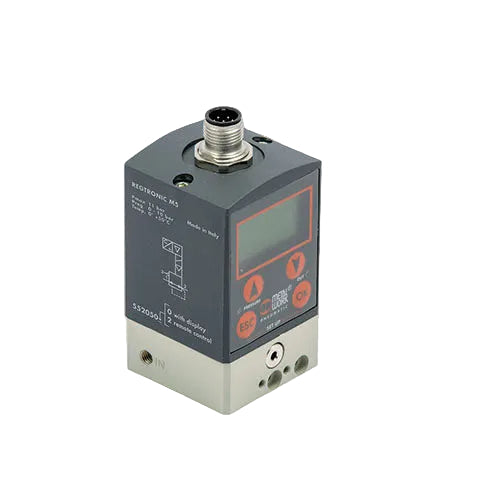 Metalwork - 5520500 M5 Pressure Regulator with Display 0-10 V Output - pneumaticsystems