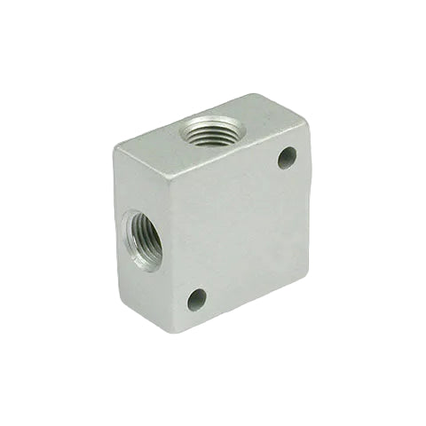 Metalwork - W0501131004 4-Port 1/2" Pneumatic Manifold - pneumaticsystems