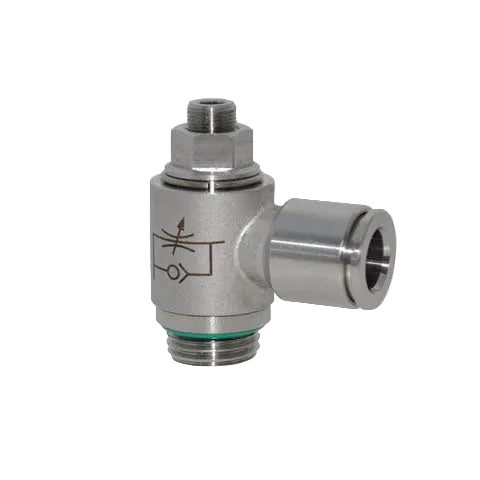 Metalwork - 9001008BX MRFO X B 10 x 1/4 Flow Regulator Fitting - pneumaticsystems
