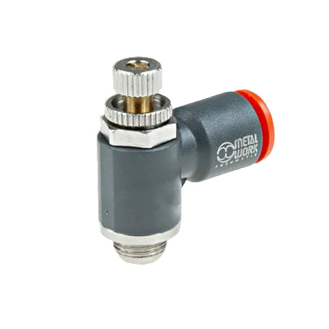 Metalwork - 9021107V MRFT/V Flow Regulator 6mm x 1/4 - pneumaticsystems