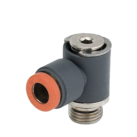 Metalwork - 2020003 R20 5mm x M5 Techno Single Banjo Fitting - pneumaticsystems