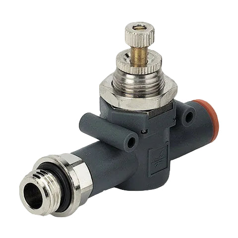 Metalwork - 9041709 RFL L B 1/4" x 6mm Bidirectional Line Flow Regulator Fitting - pneumaticsystems