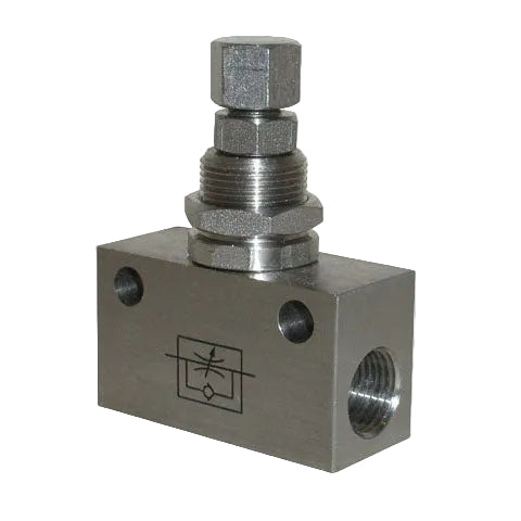 Metalwork - 9041003X One Way Flow Restrictor 1/4 Stainless Steel 10 Pack - pneumaticsystems