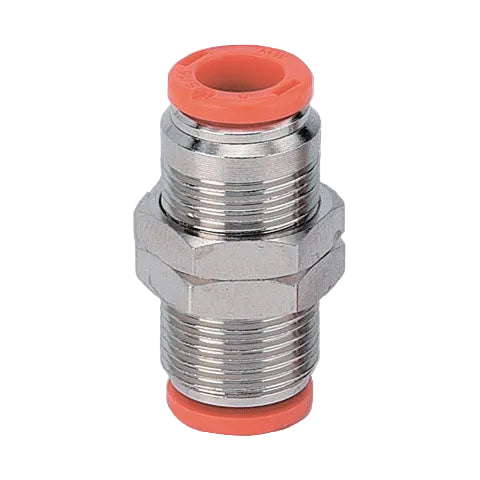 Metalwork - 2011A02 R10 3mm Bulkhead Pneumatic Fitting - pneumaticsystems