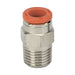 Metalwork - 2001Z07 R1Z 6 x 12 x 1 Male Stud Taper Fitting - pneumaticsystems