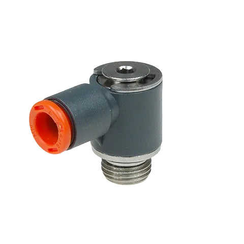 Metalwork - 2020008 R20 8mm x 1/4 Techno Single Banjo Fitting - pneumaticsystems