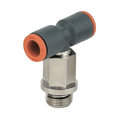 Metalwork - 2L37002 RL37 4mm x 1/8 Techno Extended Tee Fitting - pneumaticsystems