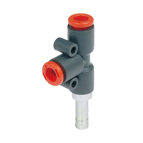 Metalwork - 2L49005 R49 10mm Lateral Stem Tee Fitting - pneumaticsystems
