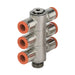 Metalwork - 2L53010 RL53 8mm x 1/8 Triple Double Banjo Fitting - pneumaticsystems