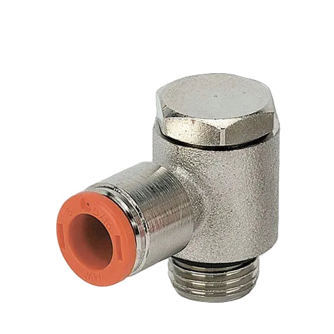 Metalwork - 2L54012 RL54 Miniature Automatic Fitting 8mm x 3/8 - pneumaticsystems