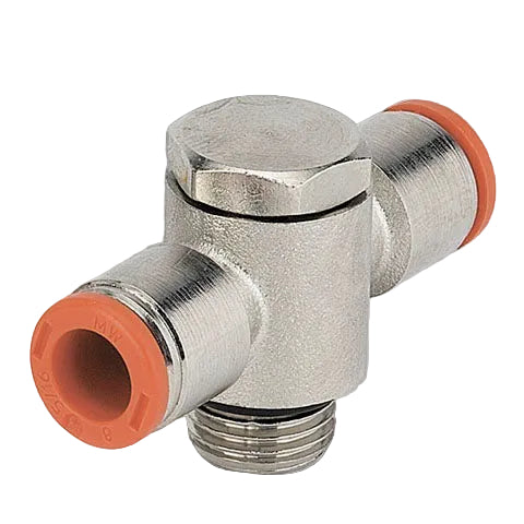 Metalwork - 2L55002 RL55 4mm x 1/8 Double Banjo Pneumatic Fitting