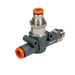 Metalwork - 9065811 Line On Line Stop Valve 8mm x 1/4 - pneumaticsystems