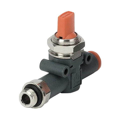 Metalwork - 9066411 Line On Line V3V Shut Off Valve 1/4 x 8mm - pneumaticsystems