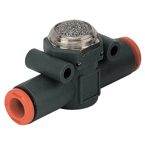 Metalwork - 9063101 Line On Line 4mm Quick Exhaust Valve with Silencer - pneumaticsystems