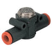 Metalwork - 9063101 Line On Line 4mm Quick Exhaust Valve with Silencer - pneumaticsystems