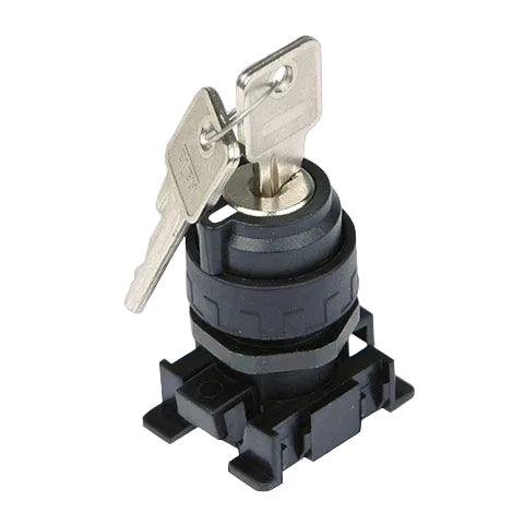 Metalwork - W0351000016 2-Position Key Switch with 0-1 Key Extraction - pneumaticsystems