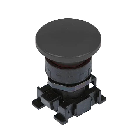 Metalwork - W0351000017 Black Mushroom Mono-Stable Push Button Valve - pneumaticsystems