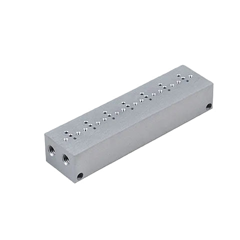 Metalwork - W0400100107 PLT-10 7-Position Base for PIV.P Valves - pneumaticsystems