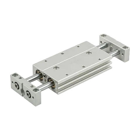 Metalwork - W1460303075 Twin Slide Guided Cylinder 30mm Bore 75mm Stroke - pneumaticsystems