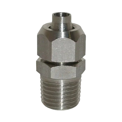 Metalwork - 2301006X XC1 Ø10mm x 1/4" Aisi 316L Stainless Steel Fitting - pneumaticsystems