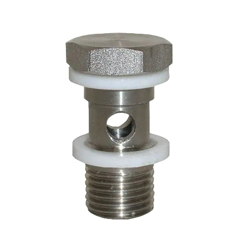 Metalwork - 2407003X XD7 1/4 Single Banjo Stainless Steel Pneumatic Fitting (Pack of 10) - pneumaticsystems