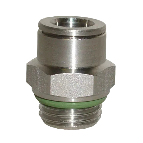 Metalwork - 2L01000X XR1 6mm x M5 Stainless Steel Male Stud Push-in Fitting - pneumaticsystems