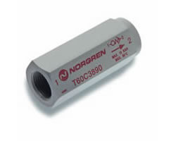 T60A6890, In-line excess flow shut-off valve, 3/4" NPT, 2.0psi
