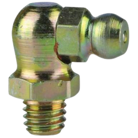 FT Pro - GN0290N 1/8" NPT 90° Elbow Grease Nipple - Steel - pneumaticsystems