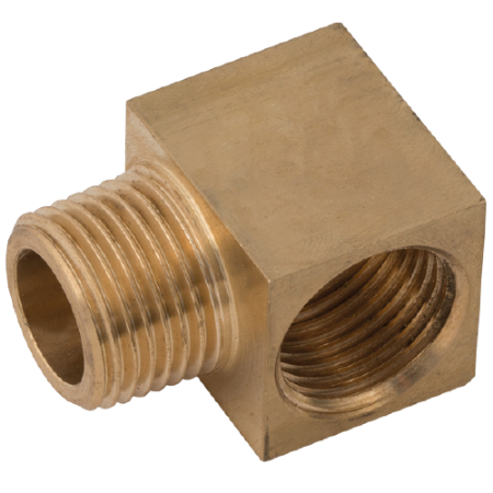 FT Pro - UP7-18C 1/8" BSPT Male X 1/8" BSPP Female Compact Elbow - pneumaticsystems